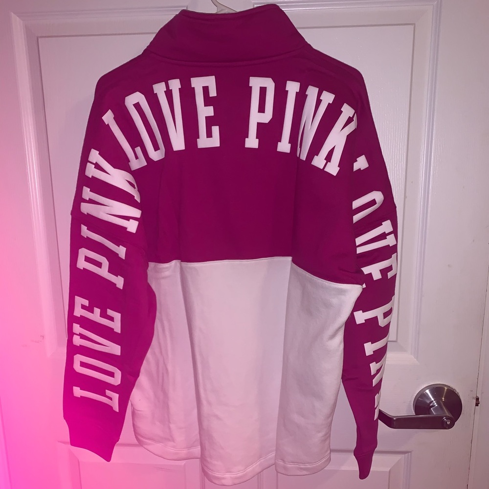 BRAND NEW Fleece zip up sweatshirt from Victoria secret PINK!